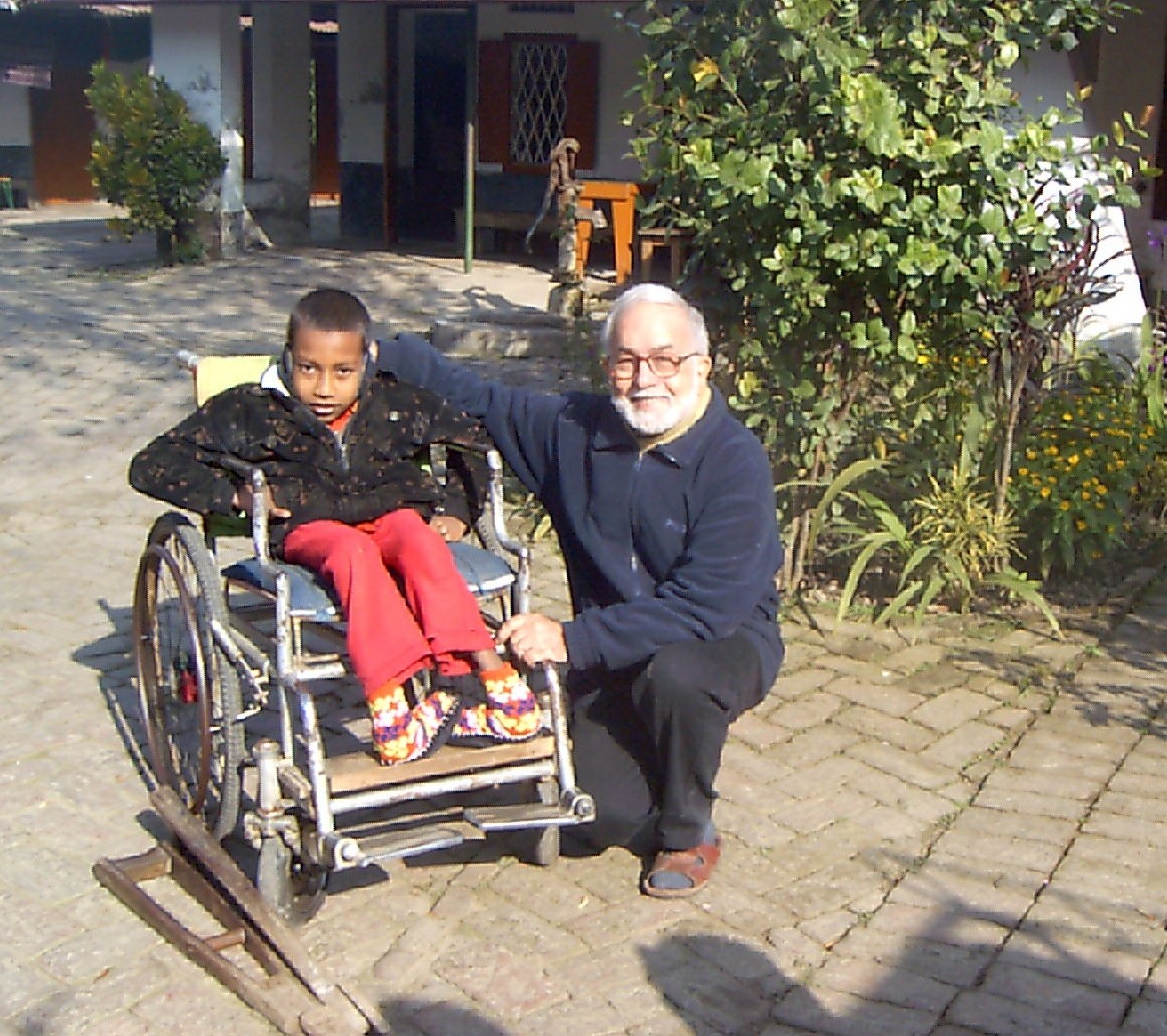 Spiga Bissojit con le calze e Babbo Natale