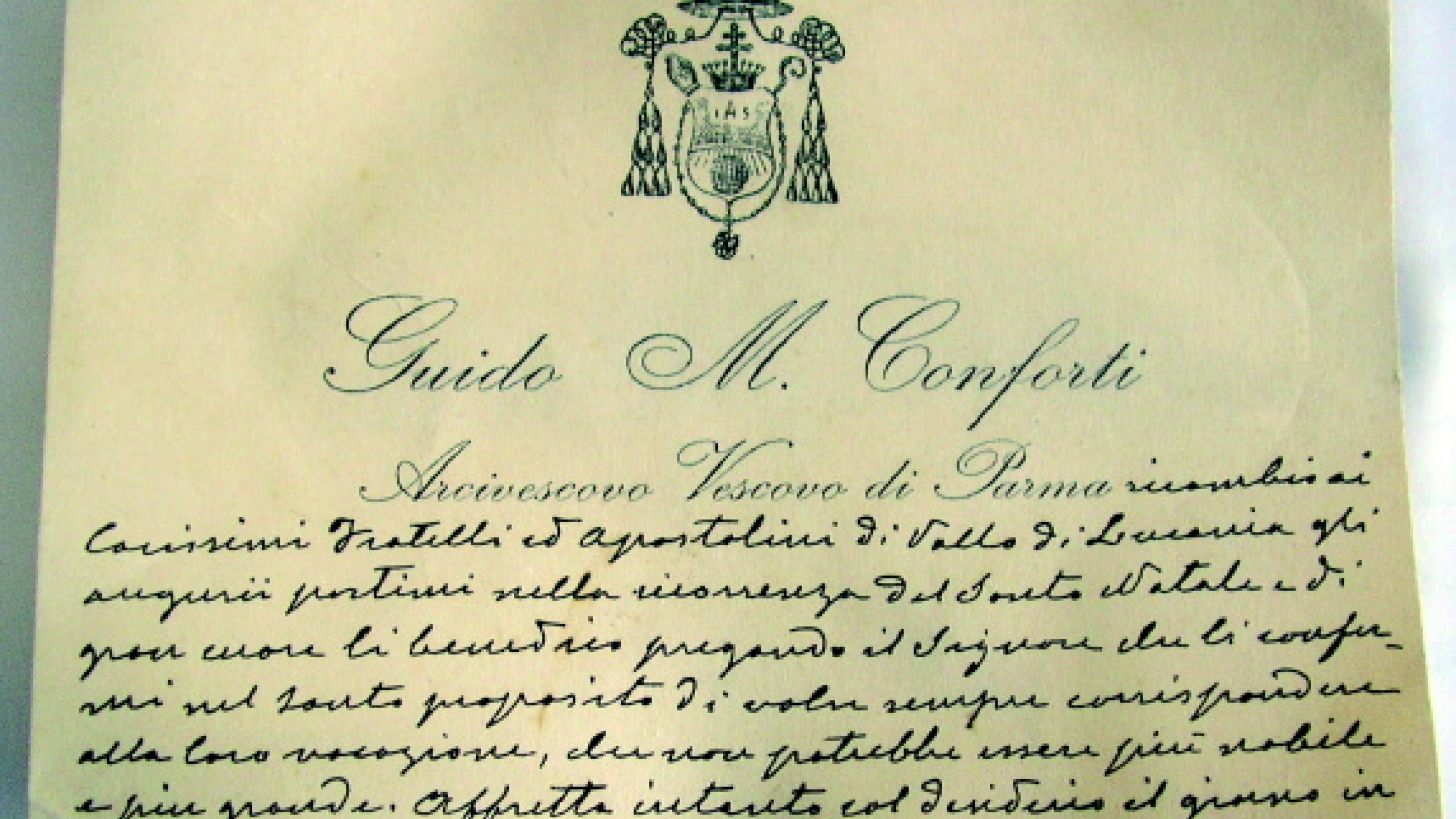 Anno Giubilare Lettera Testamento di san Guido Maria Conforti