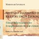 VII Incontro dei Rettori delle Teologie VII Incontro dei Rettori delle Teologie