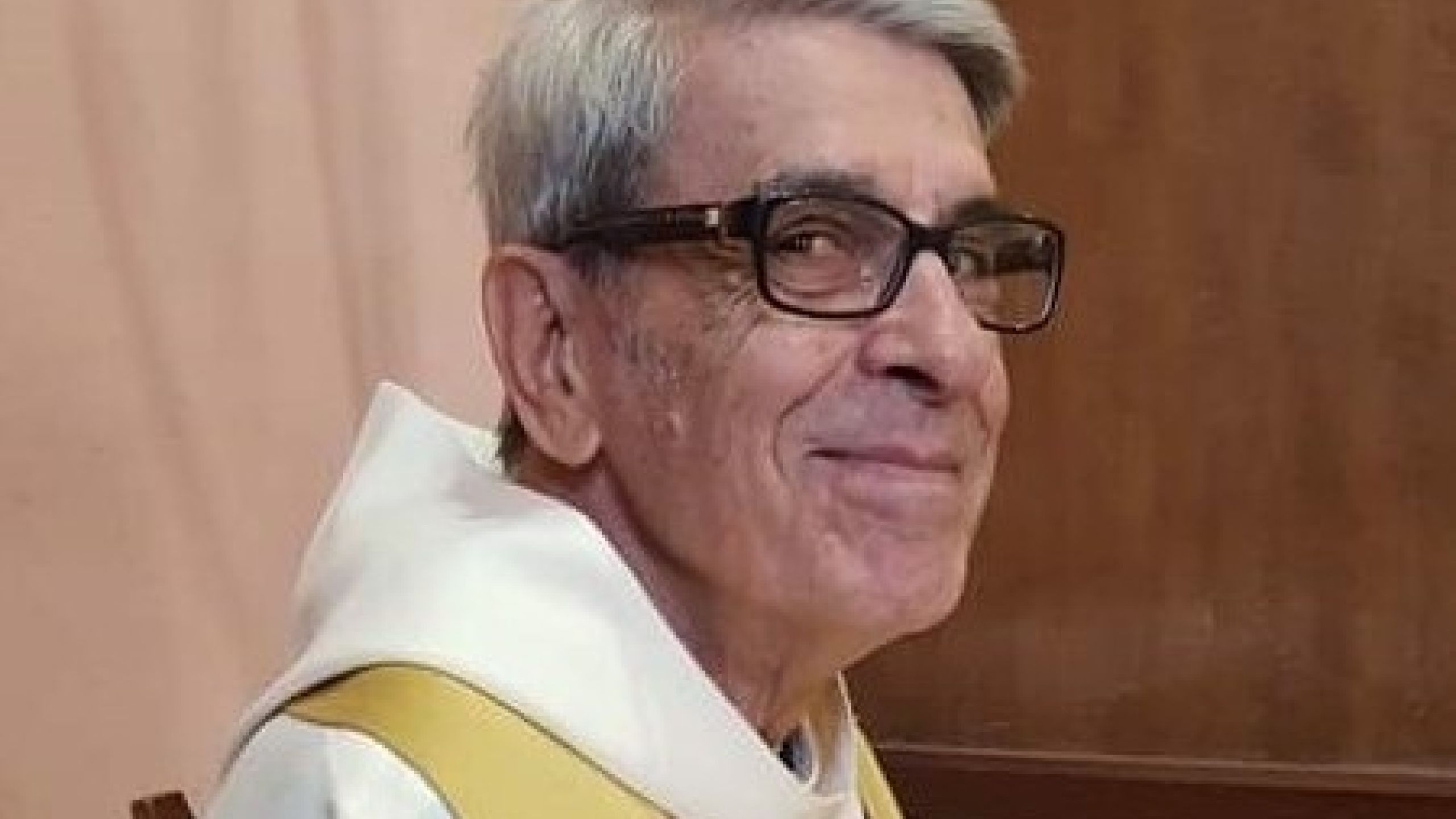 Annuncio della morte di p. Fernando Abis sx