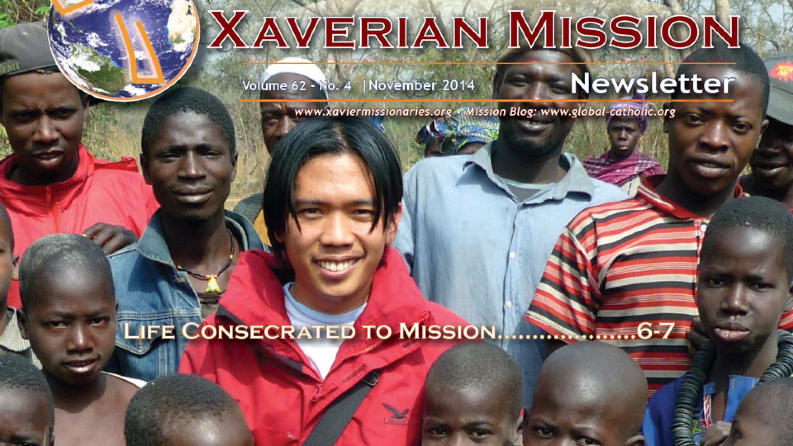 Xaverian Mission Newsletter November 2014