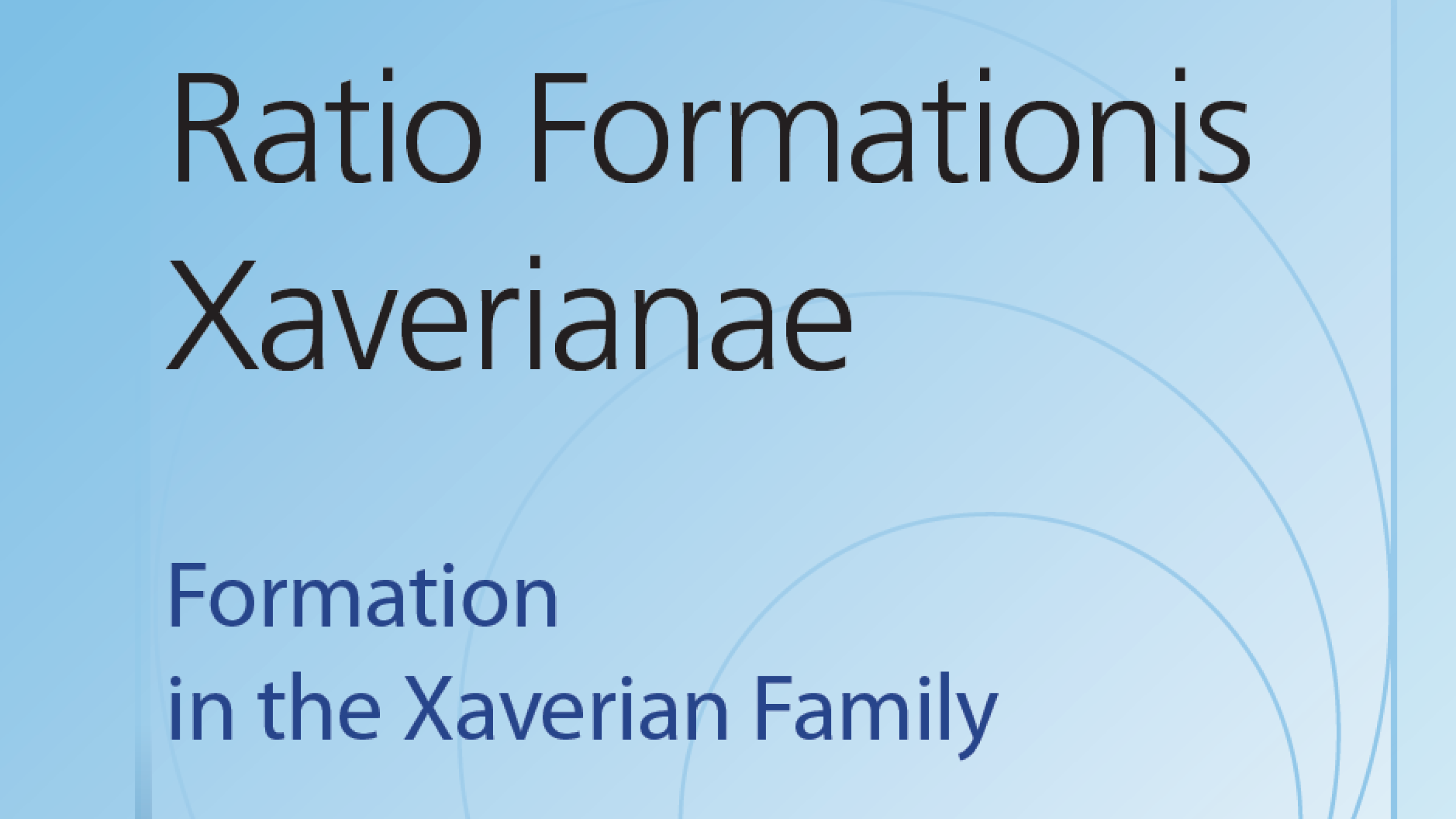 Ratio Formationis Xaverianae En.