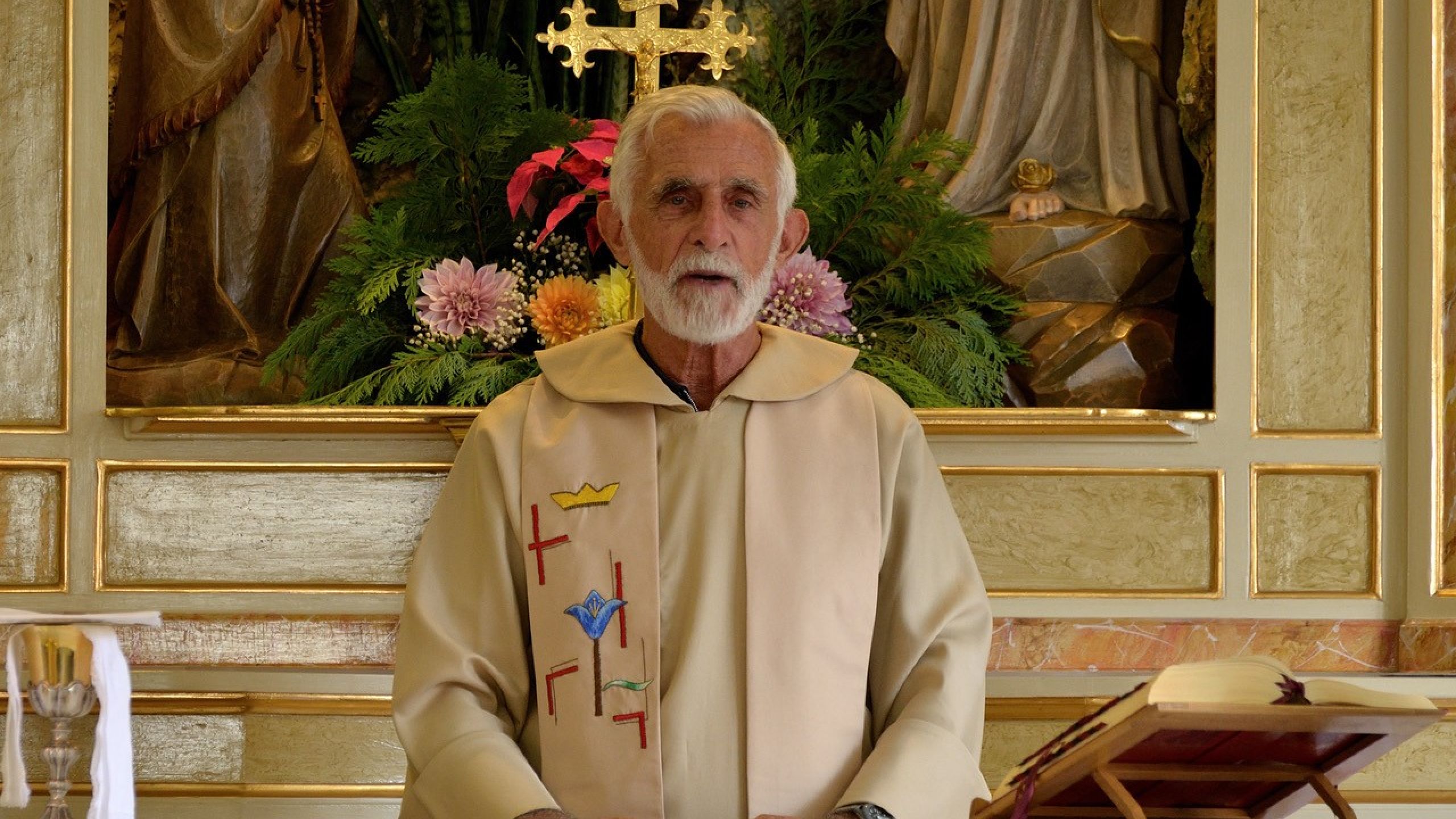 Annuncio della morte di p. Angelo Pansa sx
