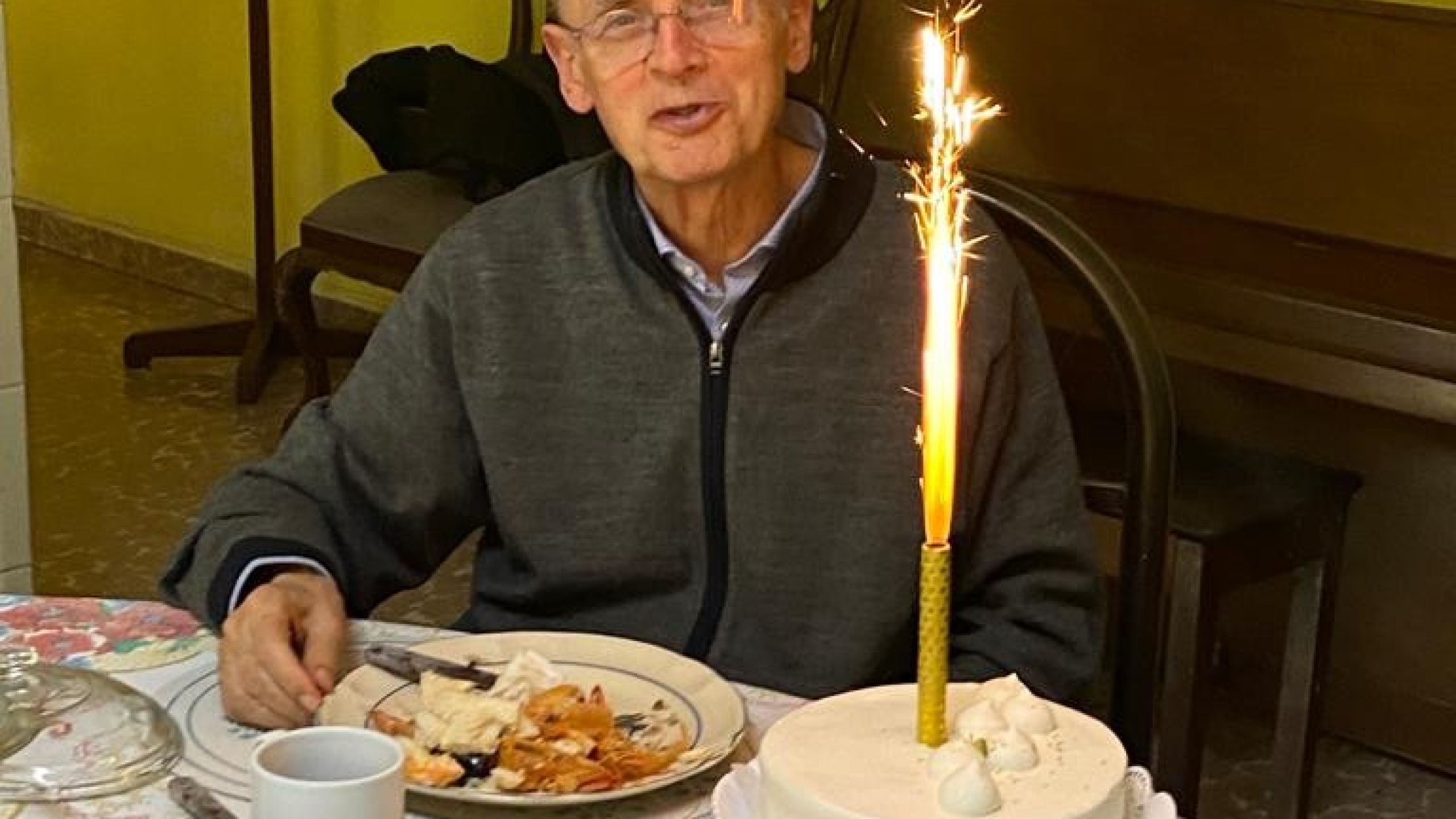 Annuncio della morte di p. Lino Perazzolo sx