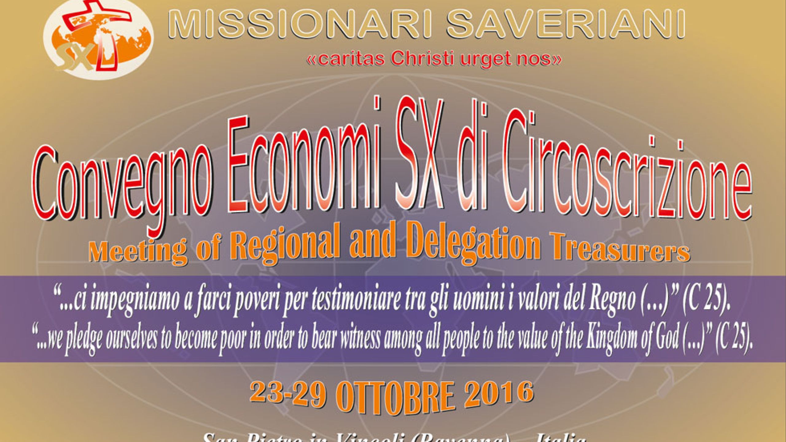 Saluto del P. Generale