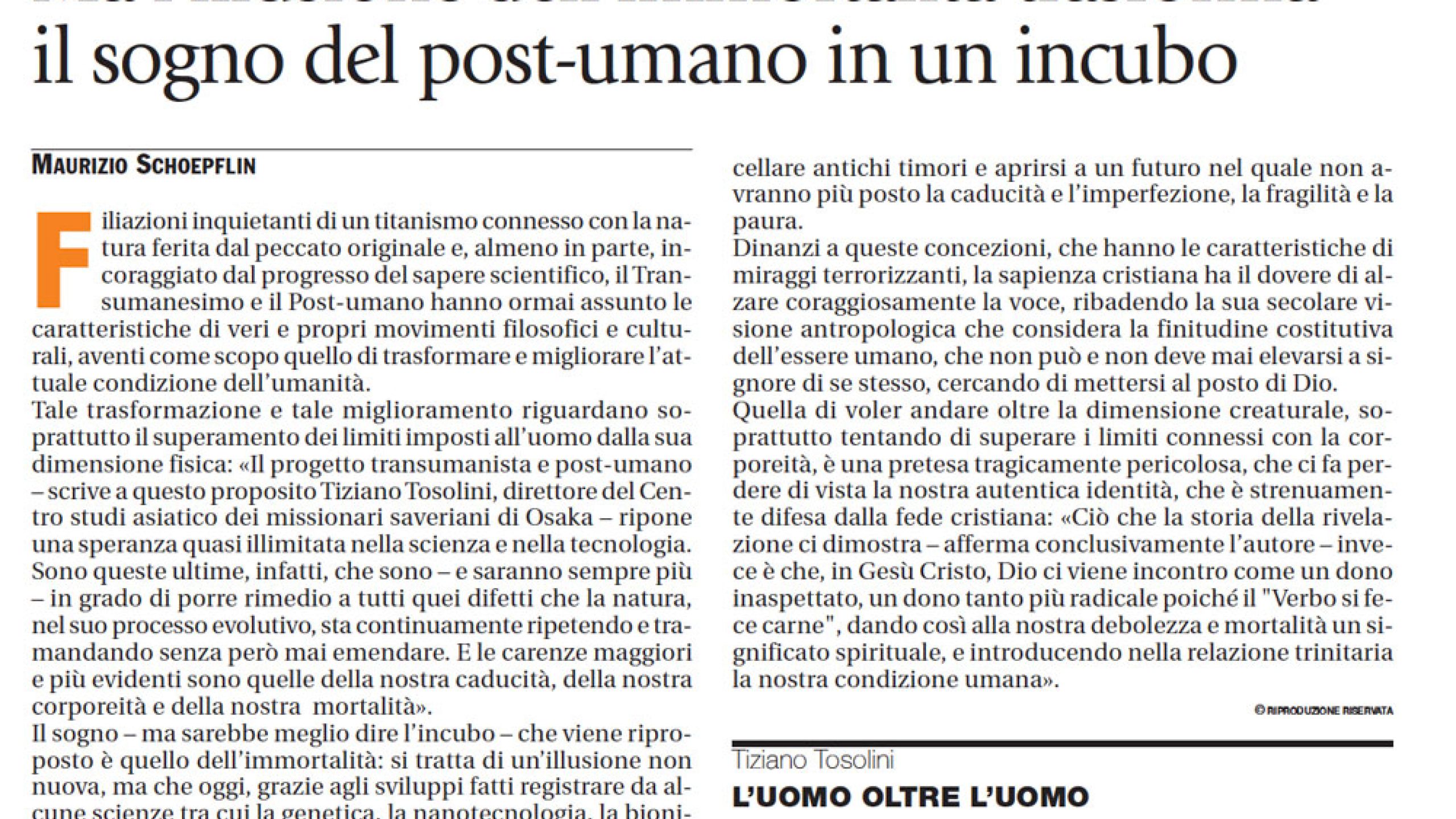 L'uomo oltre l'uomo