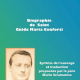 Biographie de Saint Guido Maria Conforti Biographie de Saint Guido Maria Conforti