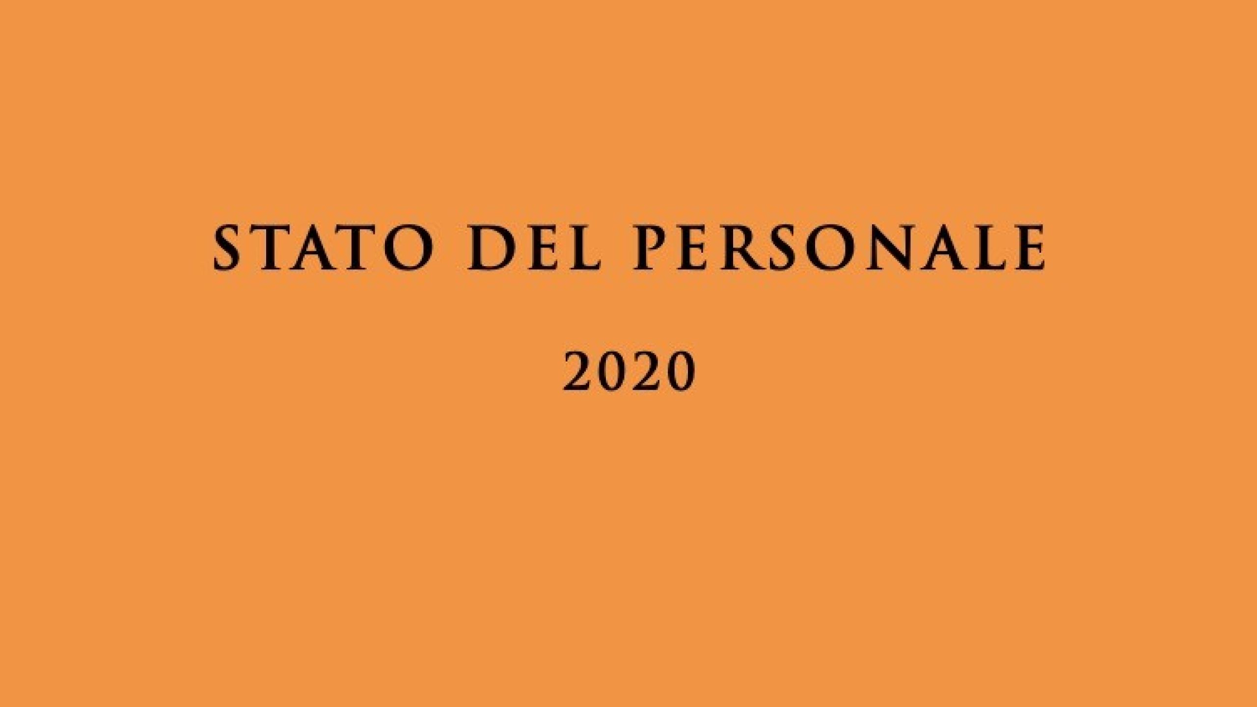 Stato del Personale 2020