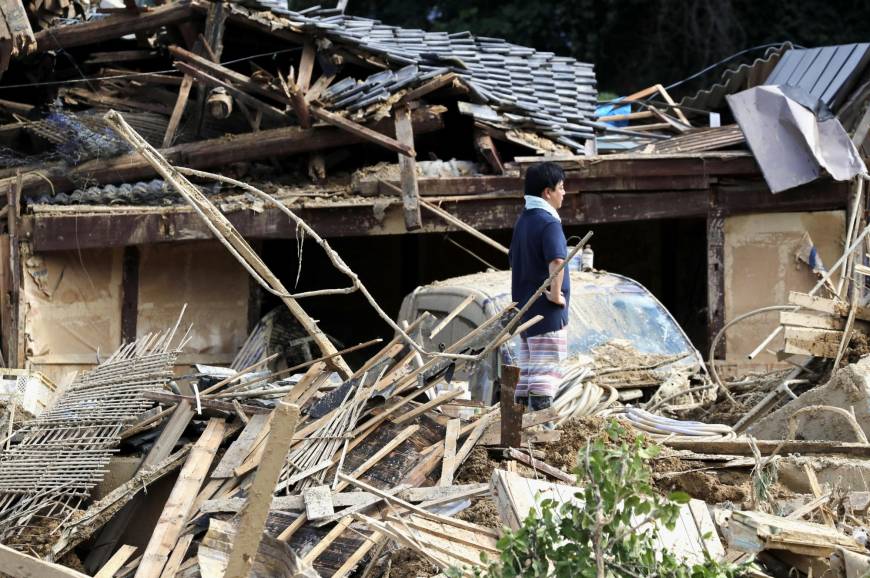 Alluvione in Giappone