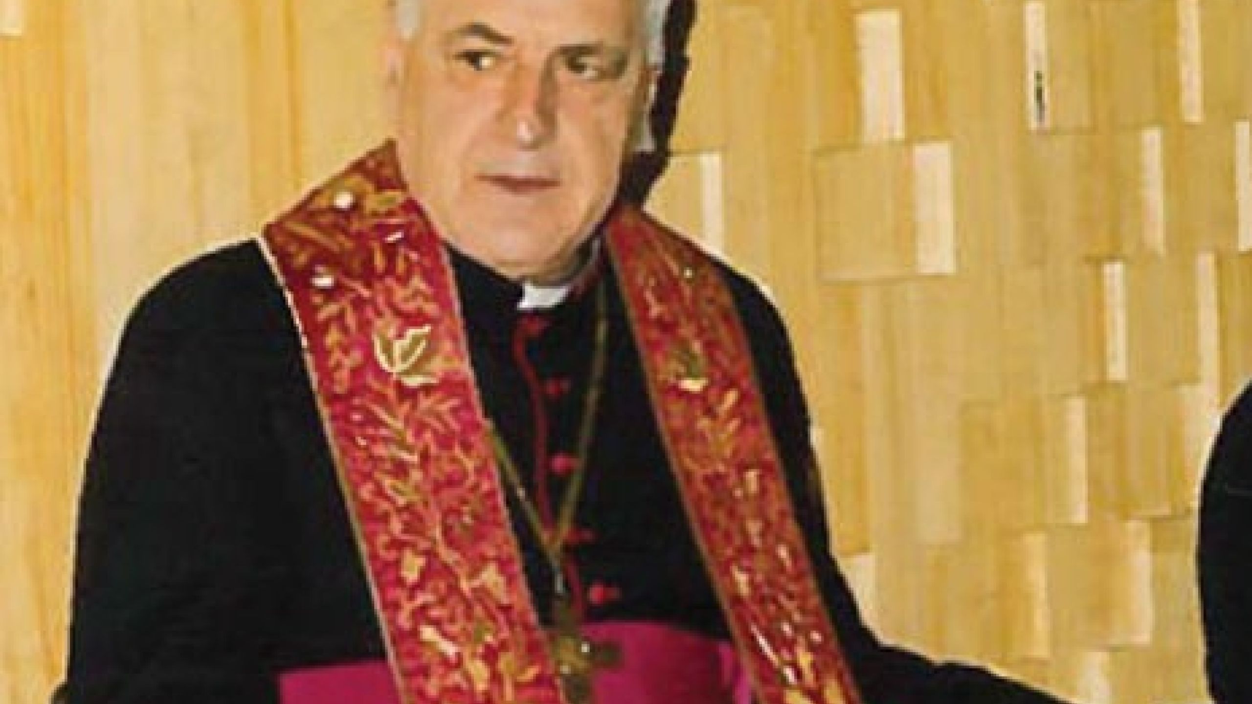 BENEDIZIONE DEL SEPOLCRO  DI MONS. GIOVANNI GAZZA