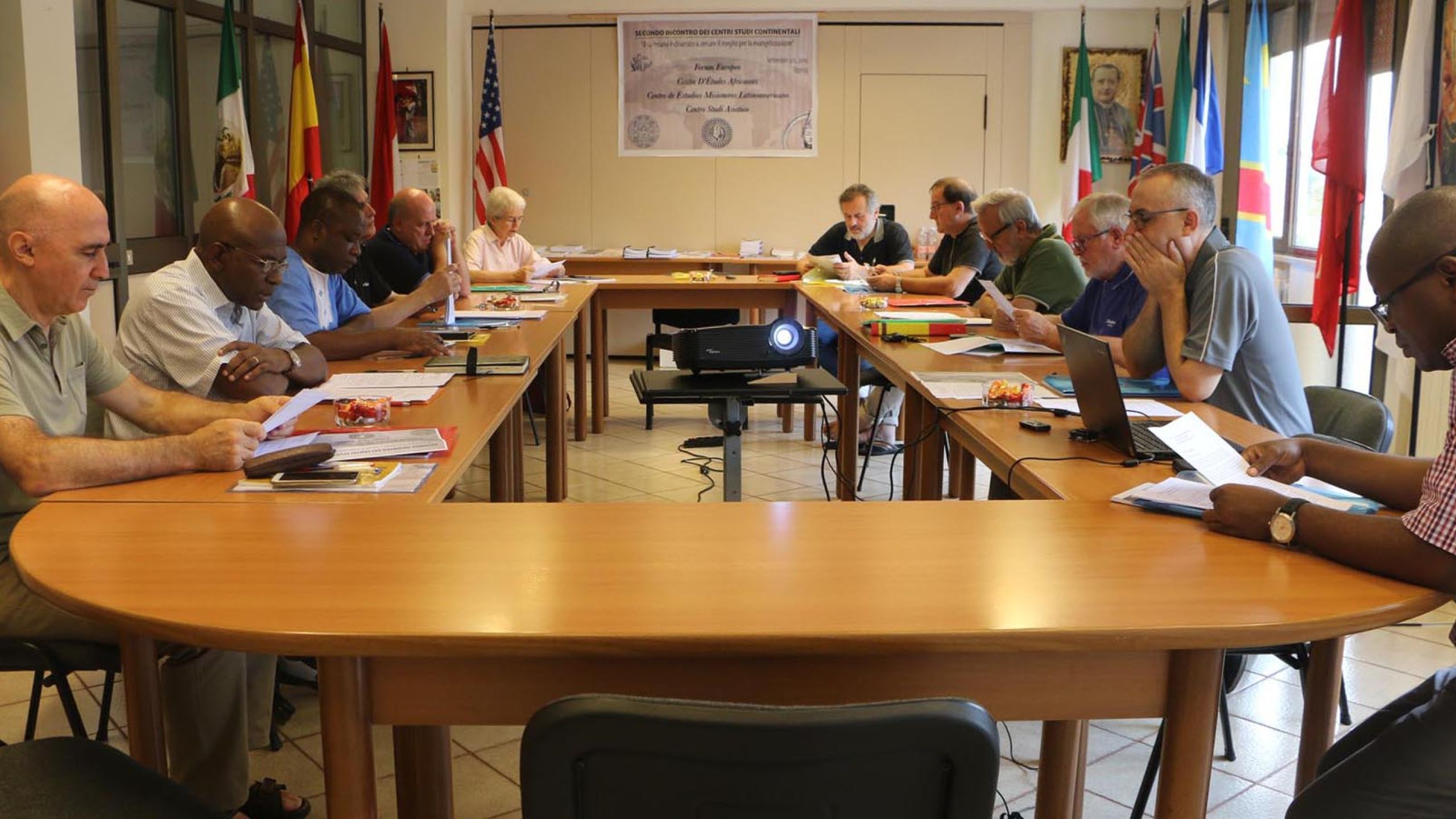 Inizio del 2° Convegno dei Centri Studi Continentali