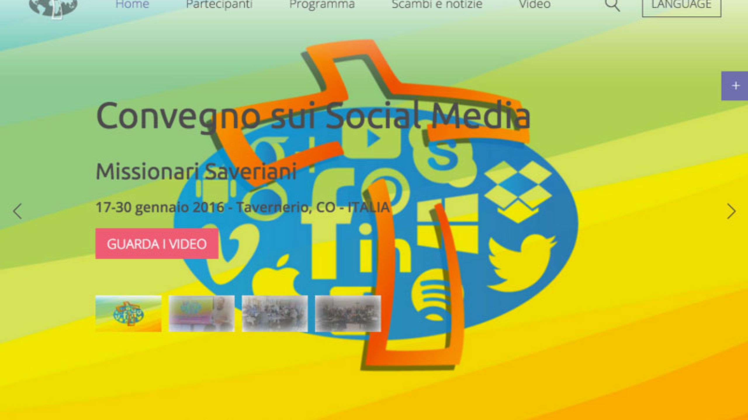 Ai partecipanti del Convegno Social-Media e Carisma saveriano del 2016