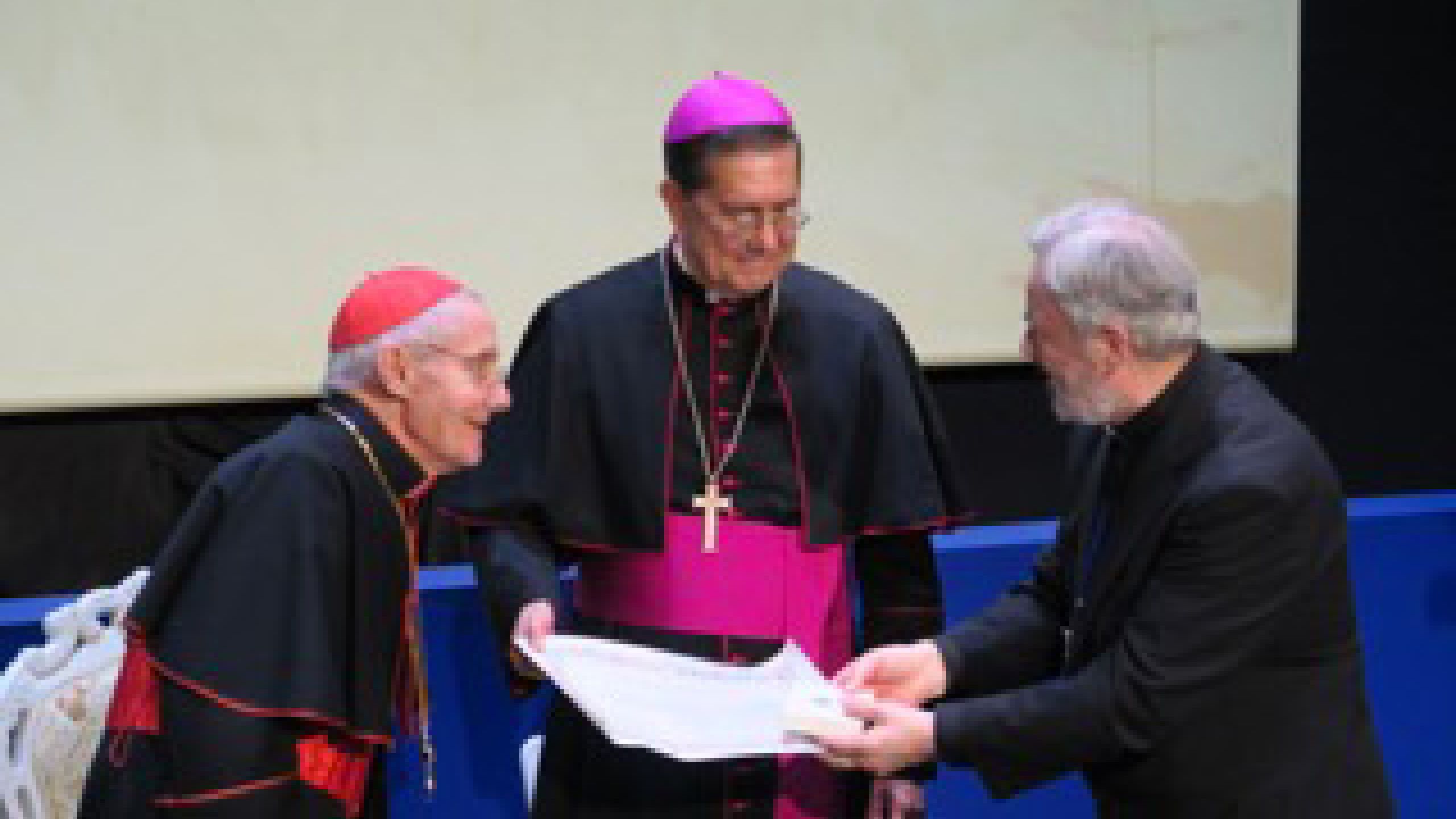 Buddhists and Christians walking together…