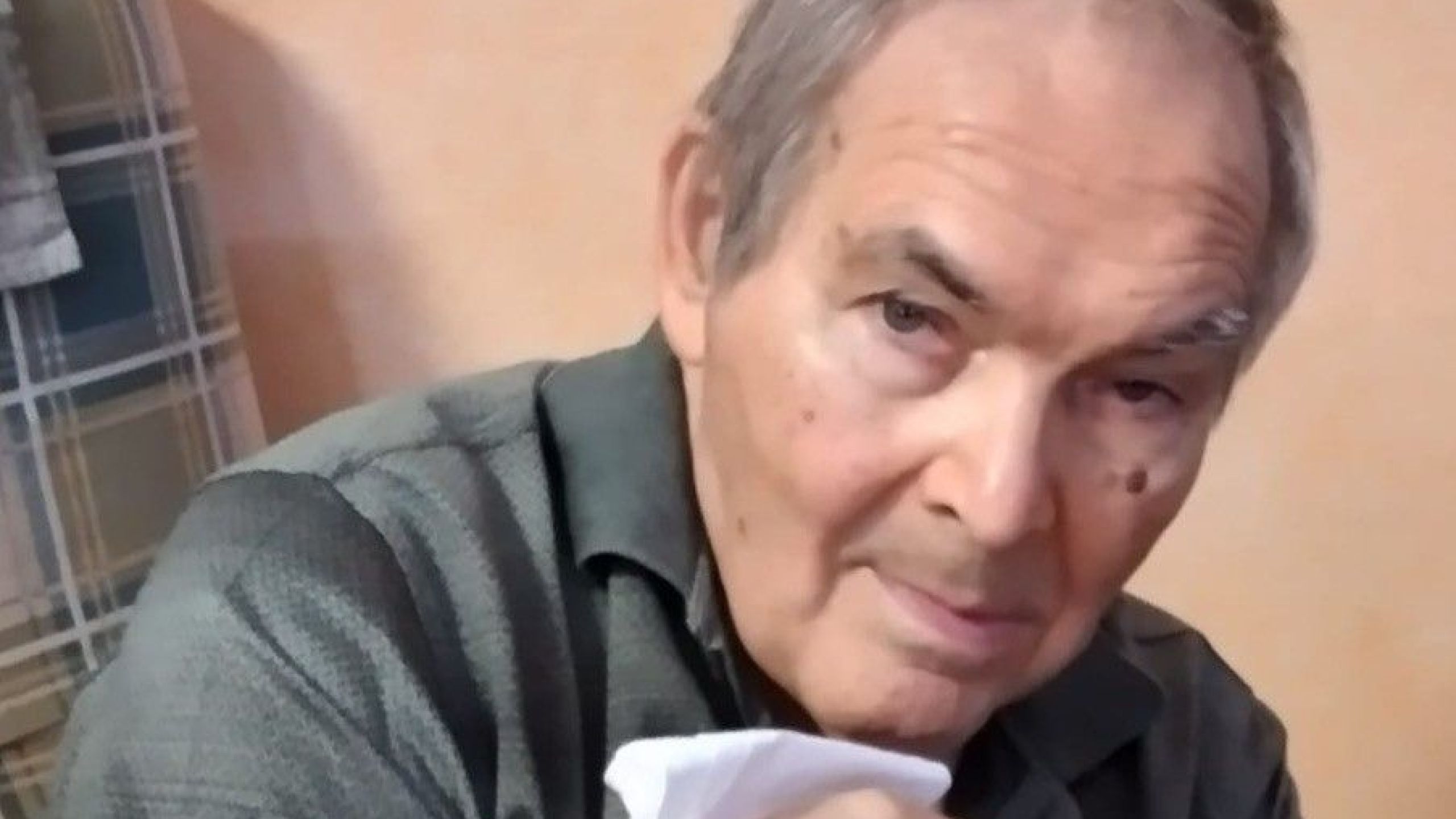 Annuncio della morte di p. Savio Corinaldesi sx