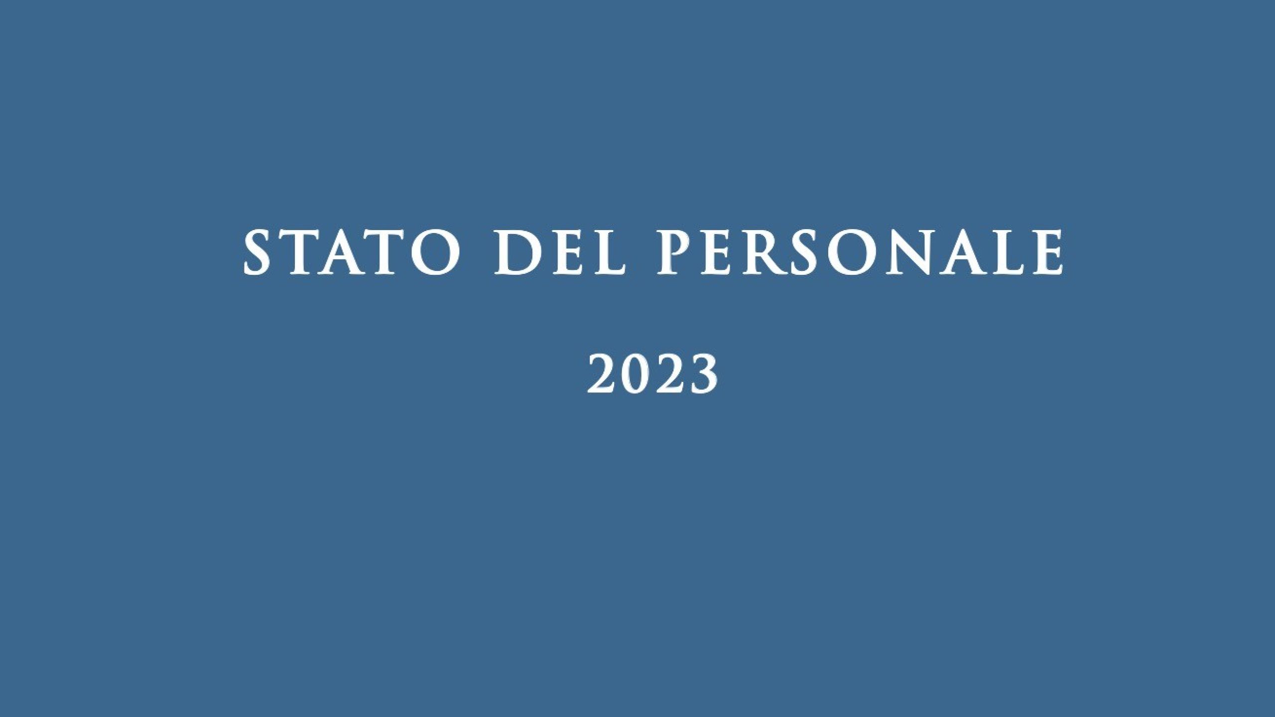 Stato del Personale 2023