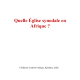 CEA 18 - Quelle Église synodale en Afrique ?