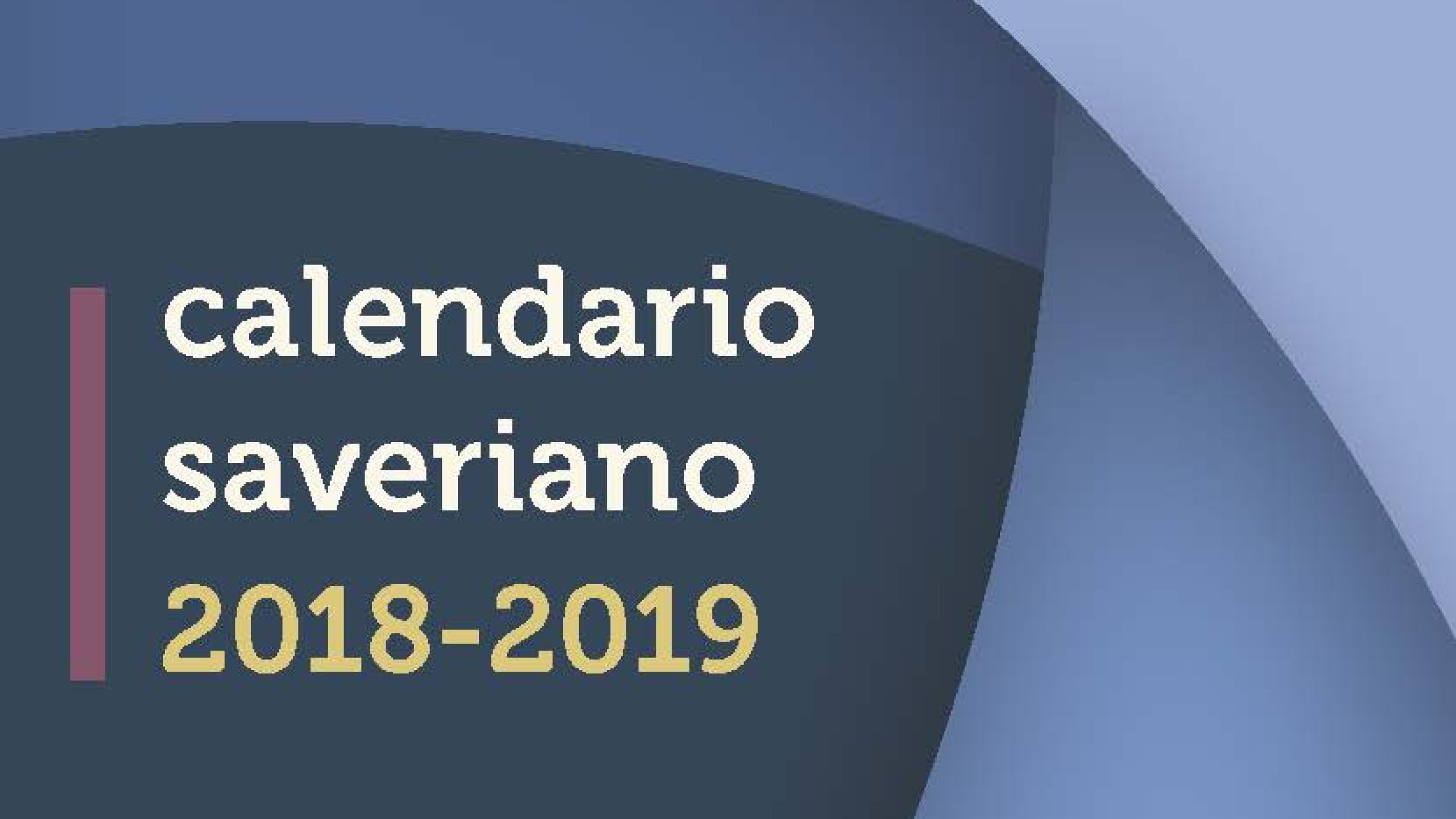 Calendario Saveriano 2018-2019