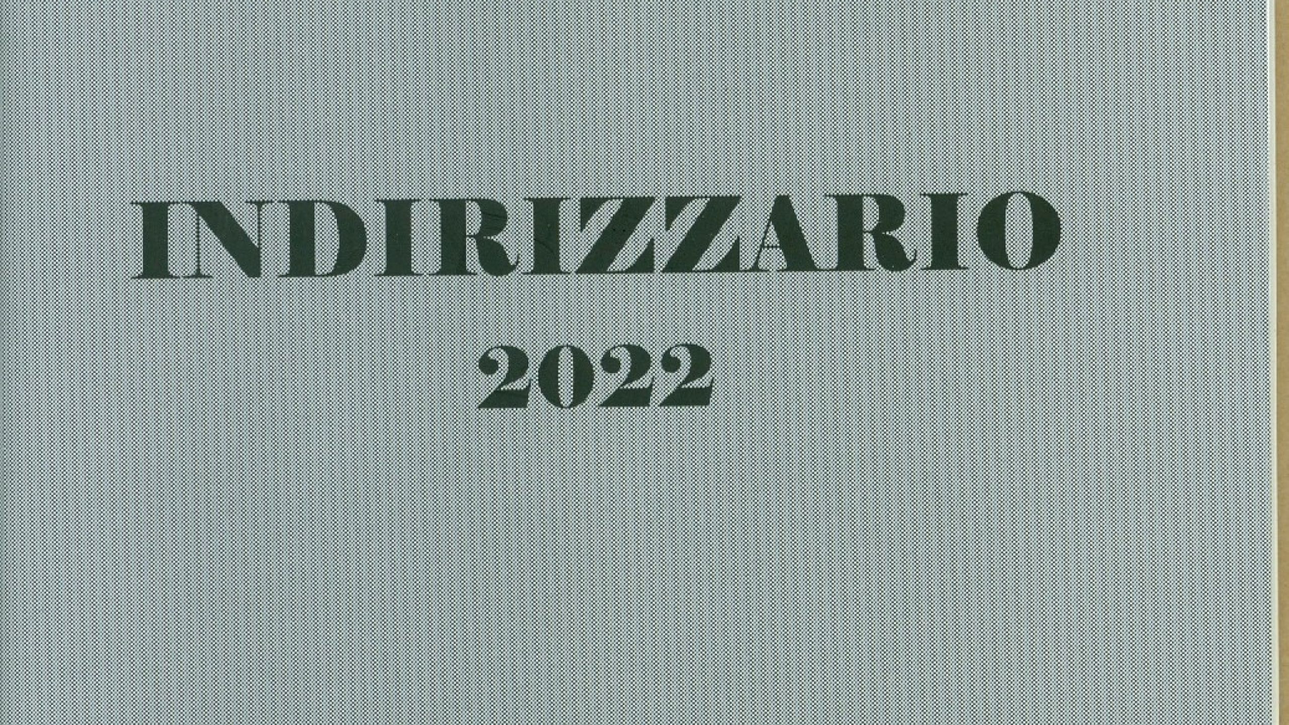 INDIRIZZARIO 2022